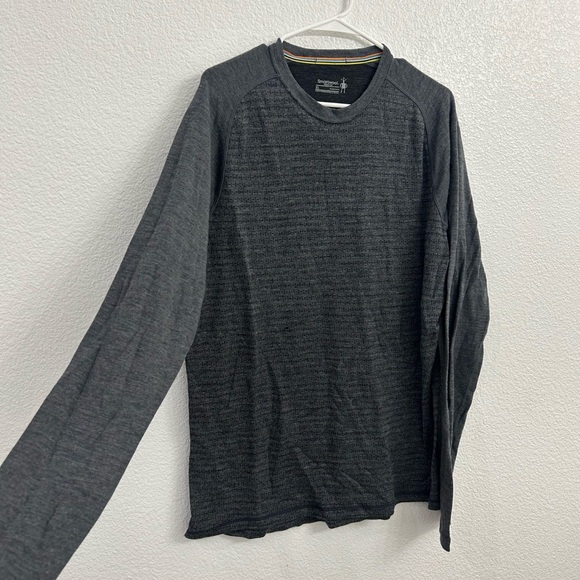 Smartwool Mens Merino Wool 250 Base Layer Crew Neck Shirt Charcoal Sz XL - Picture 1 of 8